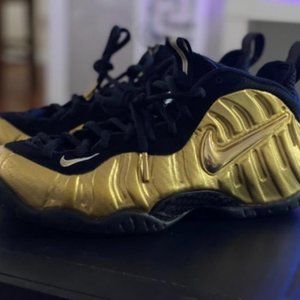 Nike Air Foamposite Pro Black/Metallic Gold